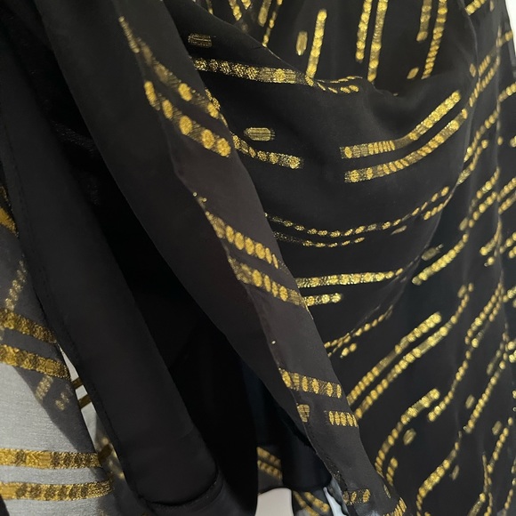 Shoshanna black and gold party dress🥂 - Picture 6 of 8